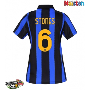 Inter Milan John Stones #6 Kotipaita Naisten 2026-27 Lyhythihainen Inter Milan John Stones #6 Kotipaita Naisten 2026-27 Lyhythihainen